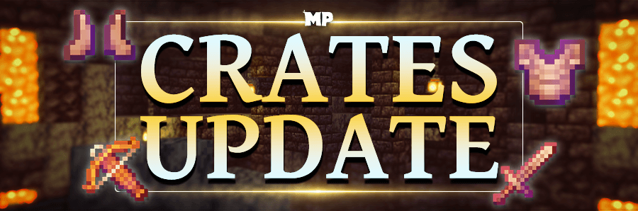 HeyHo! 
Gestern Abend gab es ein neues großes Update für den Citybuild! 🔥
▶️Eine neue Crate
▶️Über 20 neue Specialitems über alle Crates verteilt
▶️Erweiterter Voteshop
▶️Viele weitere kleine Änderungen

Wenn ihr informiert bleiben wollt:
▶️mixelpixel.net/beitrag/74