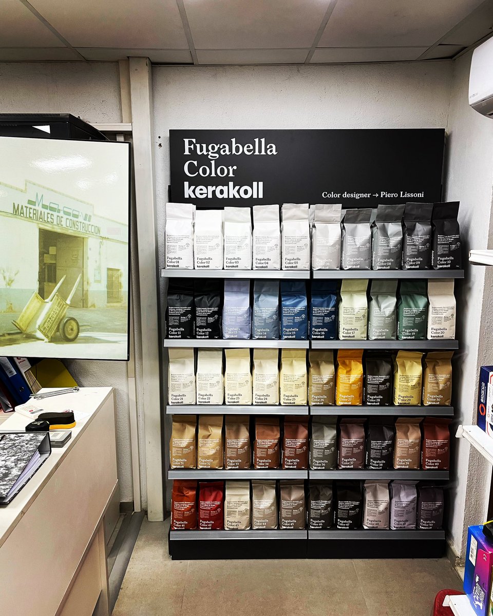 Ya está disponible en ‘Macovi’ (Villarreal) la gama completa de ‘Fugabella Color’ <a href="/kerakoll_es/">Kerakoll ES</a> #fugabellacolor