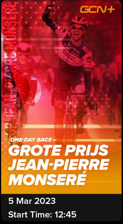 This Sunday you can catch me alongside <a href="/Maggy_PR/">Magnus Backstedt</a> as we bring you <a href="/gpmonsere/">MASELIS - G.P. Monseré #VANRSL</a> at the #homeofcycling @eurosport <a href="/GcnRacing/">GCN Racing</a> 
As always a great list of sprinters are ready to ply their trade