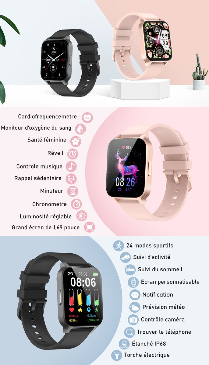 ProductFr's tweet photo. Bonjour 🥰
Voulez-vous avoir une smartwatch gratuite ? 😘 Pour la posséder, il vous suffit de me contacter ! 😁 https://t.co/Li6URQd5ur