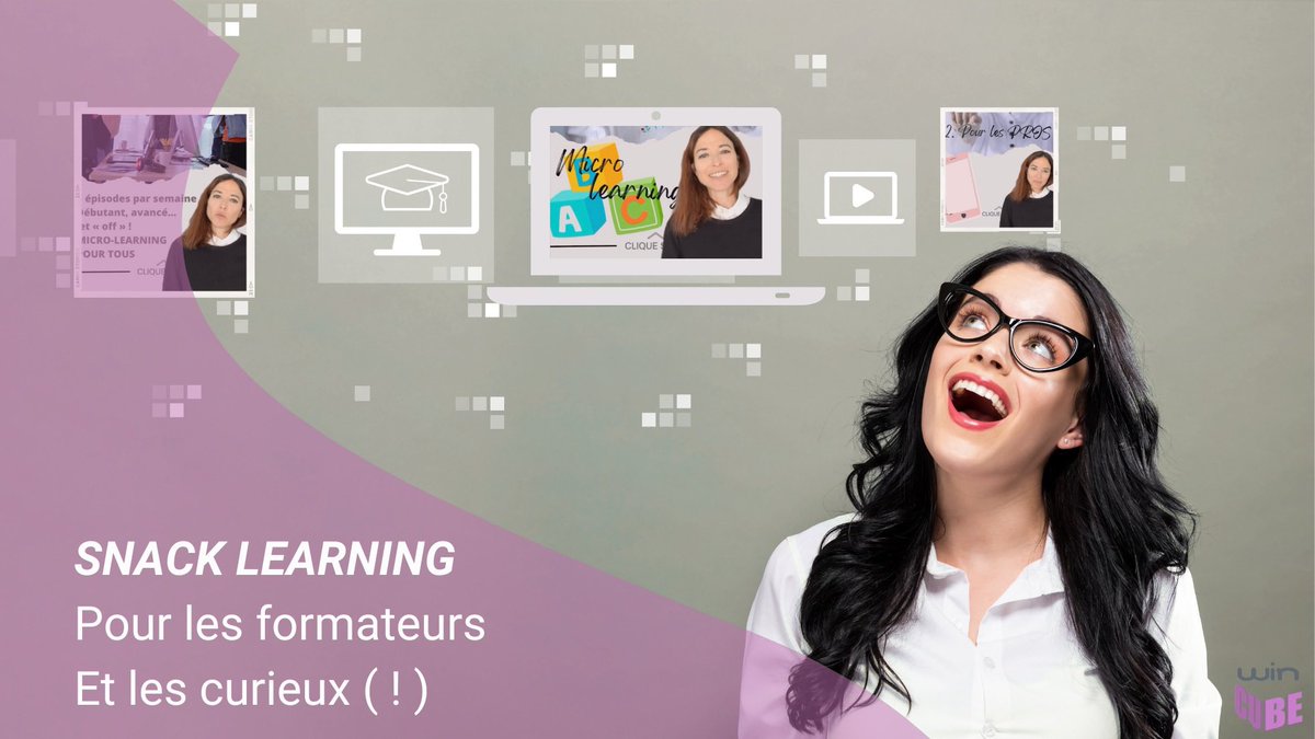 Wincube's tweet photo. #formationprofessionnelle #innovationfrugale

La tendance étant au #smallisbeautiful, nous avons enfin mis en ligne sur #tiktok et #youtube nos #snacklearning jusqu’alors réservés aux #ingenieurs #pedagogiques !🚀🎈🎉
La formule est gratuite : https://t.co/bwrHpMqTQz https://t.co/4VScpFwsqh