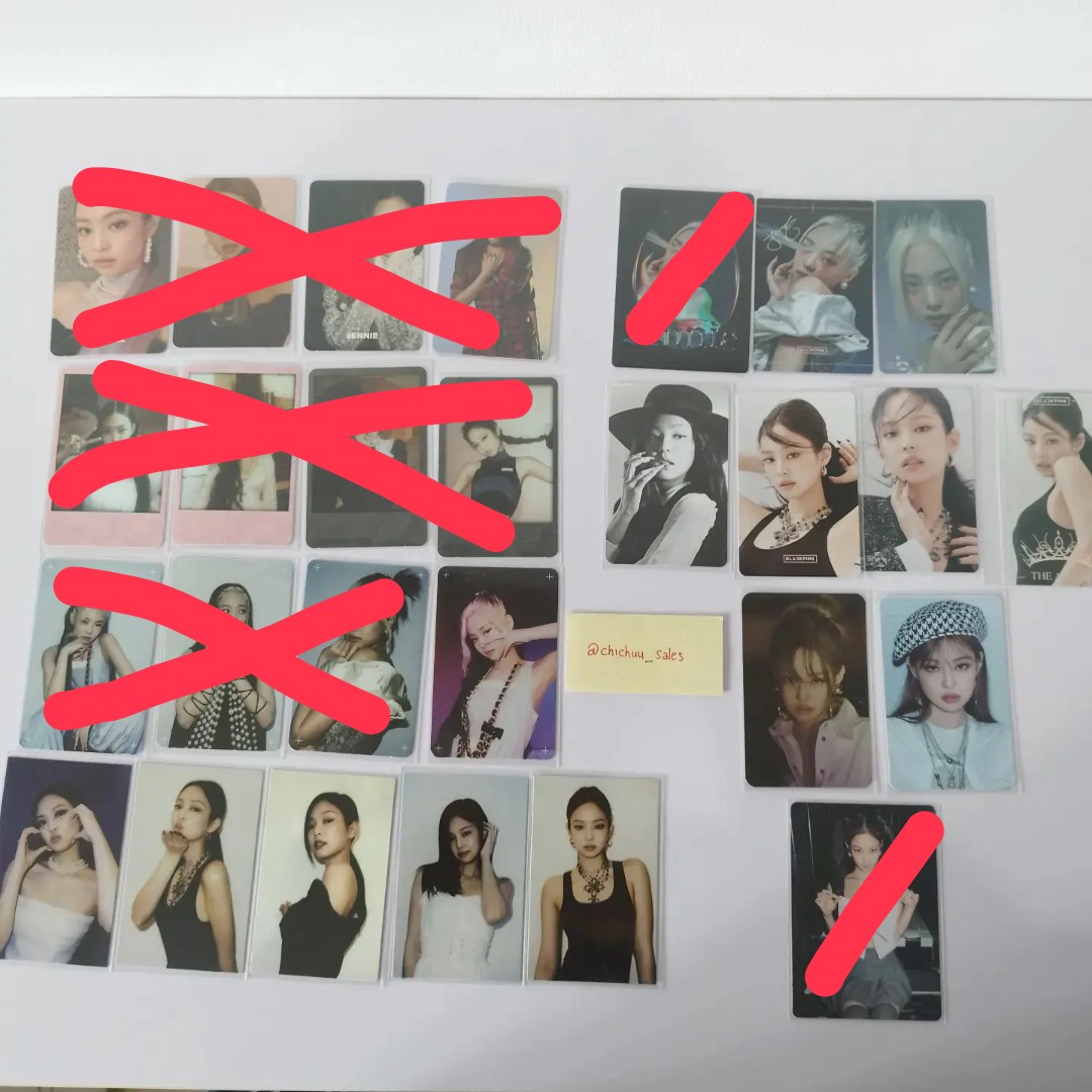 ChichuuSales's tweet photo. Update 🐻 

Crosseed = sold out

wtb sell buy photocard pc jisoo jennie rosé lisa 블랙핑크 포카 양도 #ตลาดนัดblackpink blackpink 小卡 交換 https://t.co/iYQFqTGyih