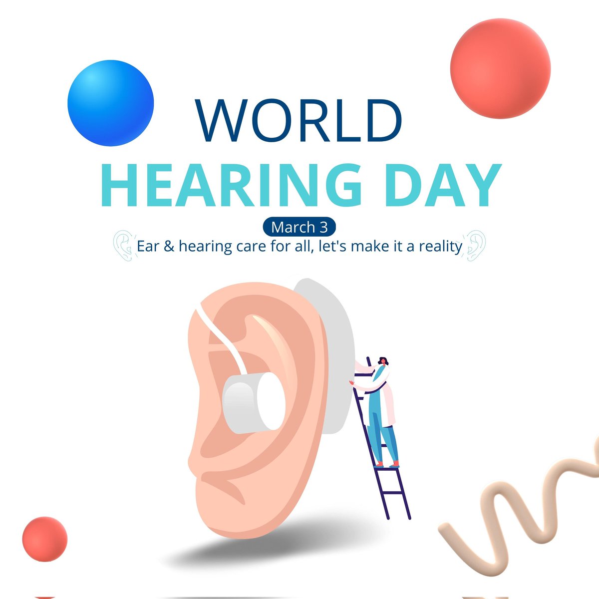 Mag_CartaHealth's tweet image. Let us raise awareness on how to prevent deafness and hearing loss and promote ear and hearing care across the world.

Ear and hearing care for all, let&apos;s make it a reality

#worldhearingday2023 #worldhearingday #HearingProblems #HearingCare #HearingLossAwareness #HearLoss