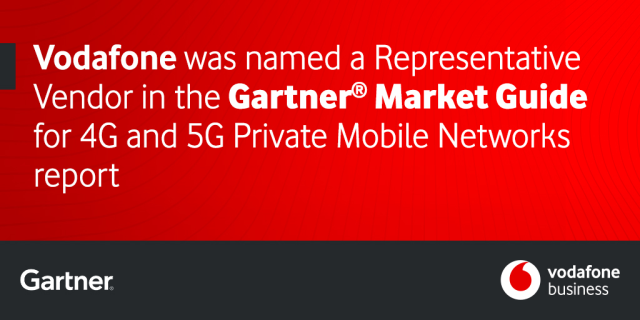 michaelbaines74's tweet photo. Vodafone has been recognised as a Representative Vendor in the 2022 Gartner® Market Guide for 4G and 5G Private Mobile Networks report. Learn more here: #MPN @VodafoneIoT https://t.co/lKJ08GBhdd https://t.co/FPRPyLdqrb
