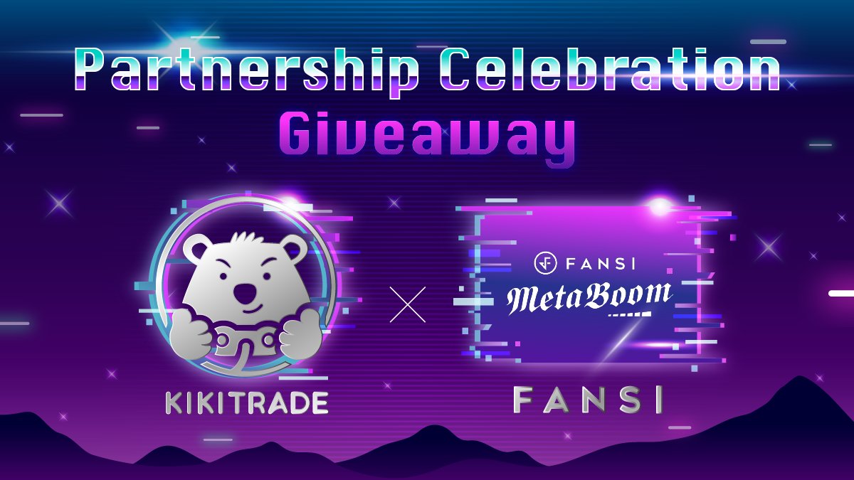 KikiWeb3HQ's tweet photo. 🎊Kikitrade x FANSI 🚀

🎁 MetaBoom NFT *1（Worth 0.1 ETH）
🤑5 USDT x 9

👉Here are the steps:
1️⃣ Like❤️, Quote and tag 3 Friends
2️⃣ Follow 
@KikitradeHQ,@0xSeanTao&amp; @metaboom_nft
3️⃣ Complete the Form to win free NFT：https://t.co/SVZMQoz4x0

⏰lucky winners will be picked - 3/7 https://t.co/U4jf5VsWd5