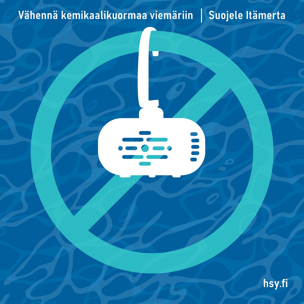 Vältä turhaa kemikaalien käyttöä! Kyselymme mukaan noin joka kymmenes pk-seudun asukas oli sitä mieltä, että omilla valinnoillaan ei voi vaikuttaa Itämeren #kemikaalikuorma’an tai ei tiennyt, voiko vaikuttaa. Omilla valinnoillasi nimenomaan voit vaikuttaa! hsy.fi/haitallisetain…