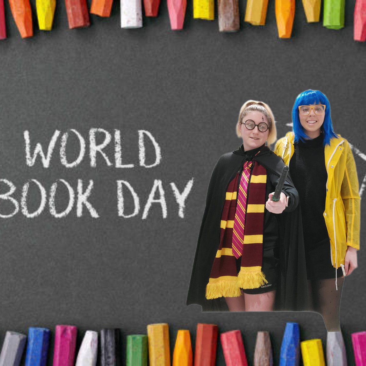 Ready for World Book Day with Miss Gilbert-Twigg  #HarryPotter #Coraline 📖 <a href="/twigg_emily/">Miss Gilbert- Twigg</a> 

<a href="/RegentsParkCC/">Regents Park Community College</a> 
<a href="/RegentsRE/">Regents Park RE</a> <a href="/RpccD/">RPCC PE Department</a>