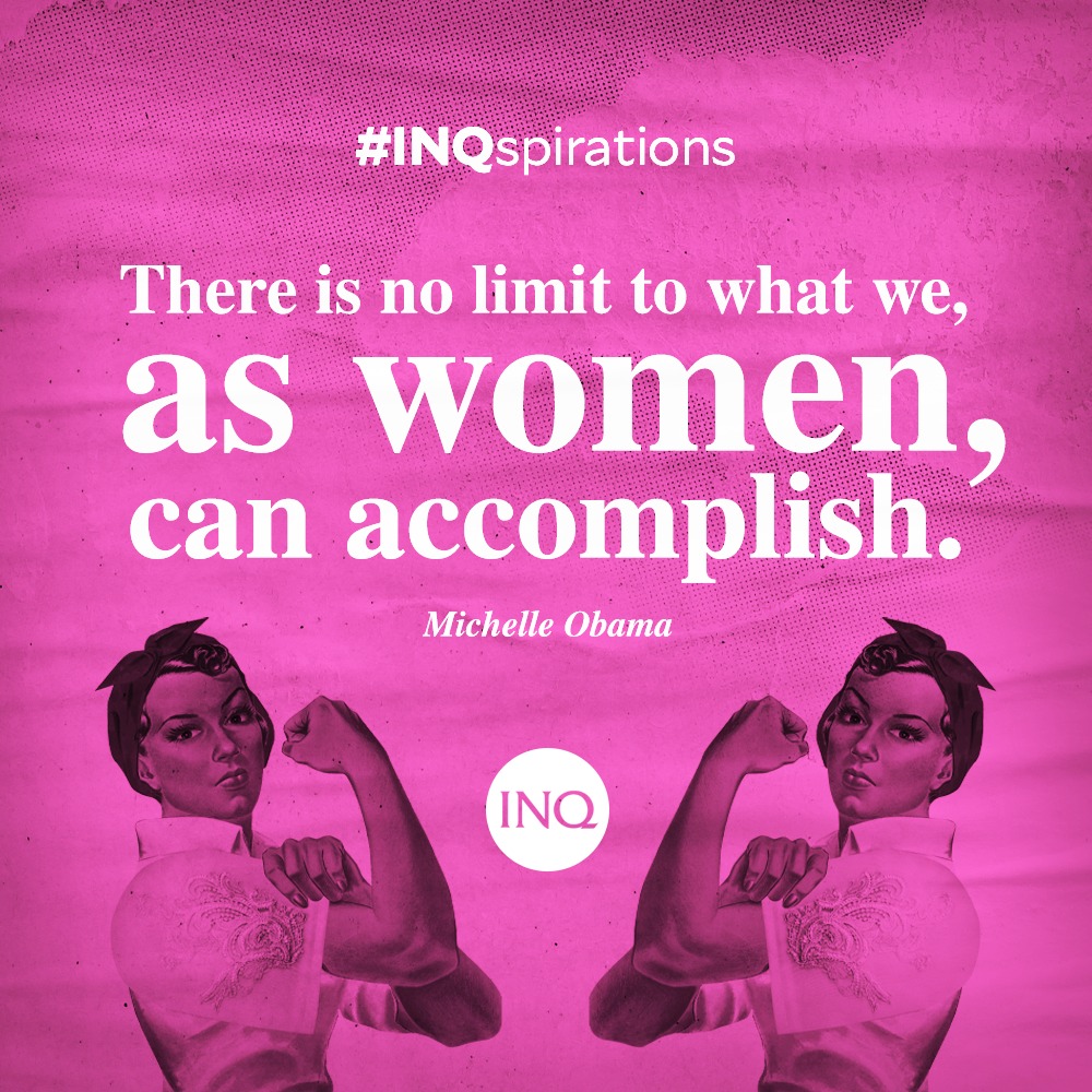 Here's to the brave, strong women of the world! #INQspirations