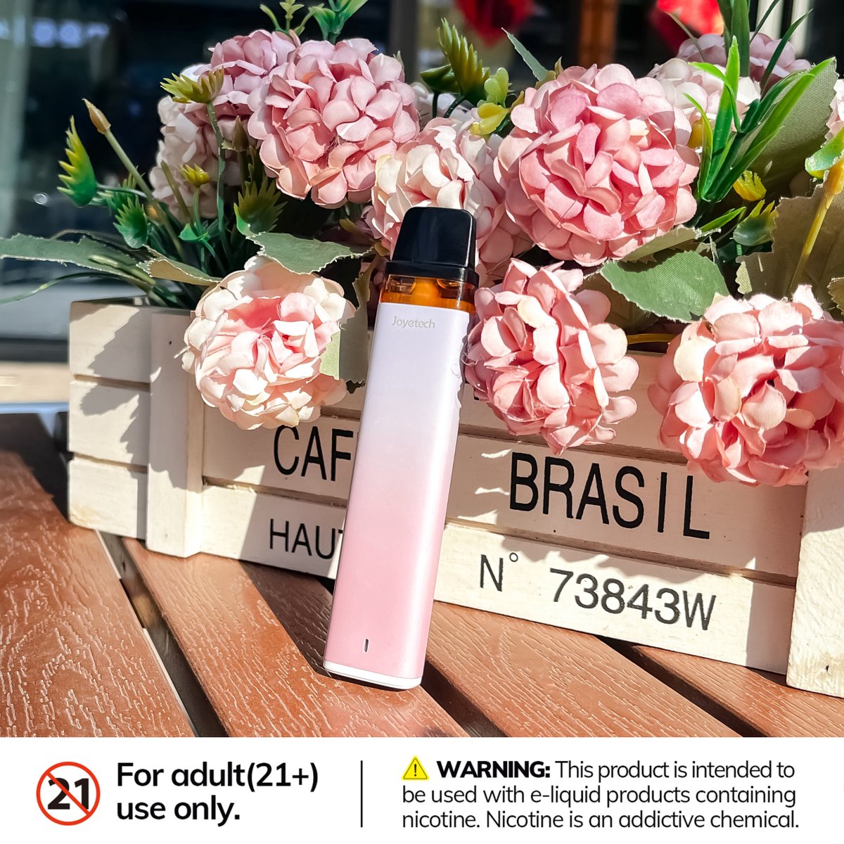 JoyetechClub's tweet photo. Romantic pink welcomes the vibrant spring.🌸🌸
·
WARNING: This product is intended to be used with e-liquid products containing nicotine. Nicotine is an addictive chemical. For adult(21+) use only.
·
#Joyetech #vaping #mtl #penvape #vapeon #cartridges #widewick https://t.co/sTMe5ldg8B