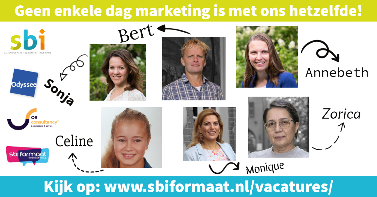 Werken in een klein team, veel eigen verantwoordelijkheid, iets willen betekenen voor de medemens en het milieu. 

Zoek jij dit in een nieuwe baan? 

Wij zijn op zoek naar een (junior) marketingmedewerker die ons marketingteam komt versterken. 

sbiformaat.nl/vacatures/juni…