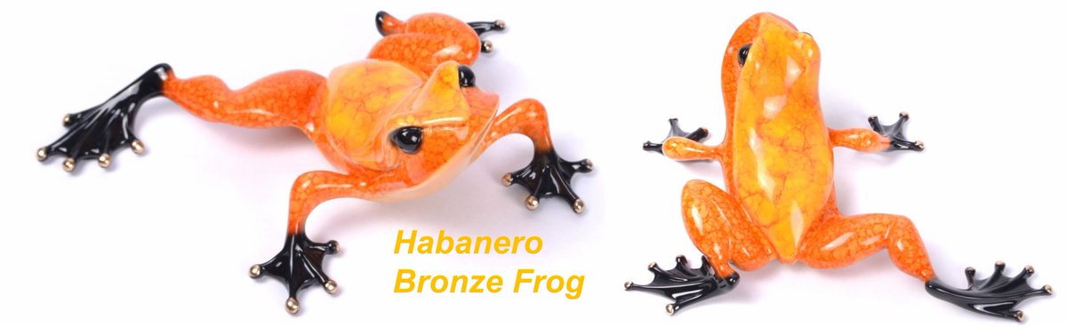 BuyArtOnlineUK's tweet photo. Habanero has just been released in an edition size of only 65. This special colour variation marks the retirement of “Toady,” of which we have just one available.
See the details... https://t.co/pNPs0EjBQ5
#Habanero #TimCotterill #BronzeSculpture https://t.co/wyvi3Xdml6
