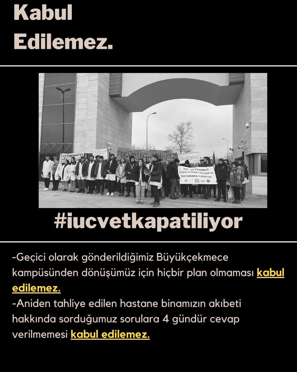 iucvfogrenci's tweet photo. #iucvetkapatiliyor https://t.co/R2UvrmtNfx