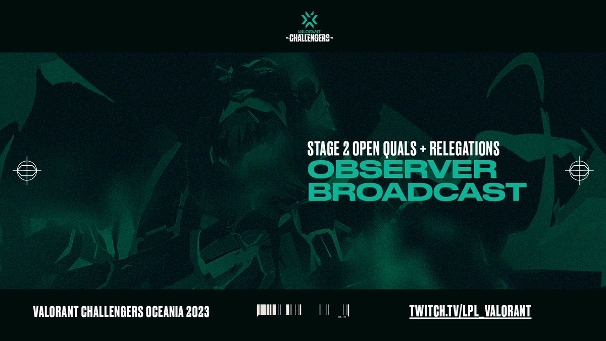 LPL_VALORANT's tweet photo. Day 3 of VALORANT #ChallengersOceania Stage 2 Open Qualifiers is on now.
Wen π @TridentEsports
π΄ LIVE NOW
πΊ Observer Broadcast: https://t.co/4IuZrpoYfu
πΊ Community Cast with @dswal: https://t.co/BIVzRGqdyz
#LPLCC #LPLVALORANT https://t.co/PBc7ysPMSU