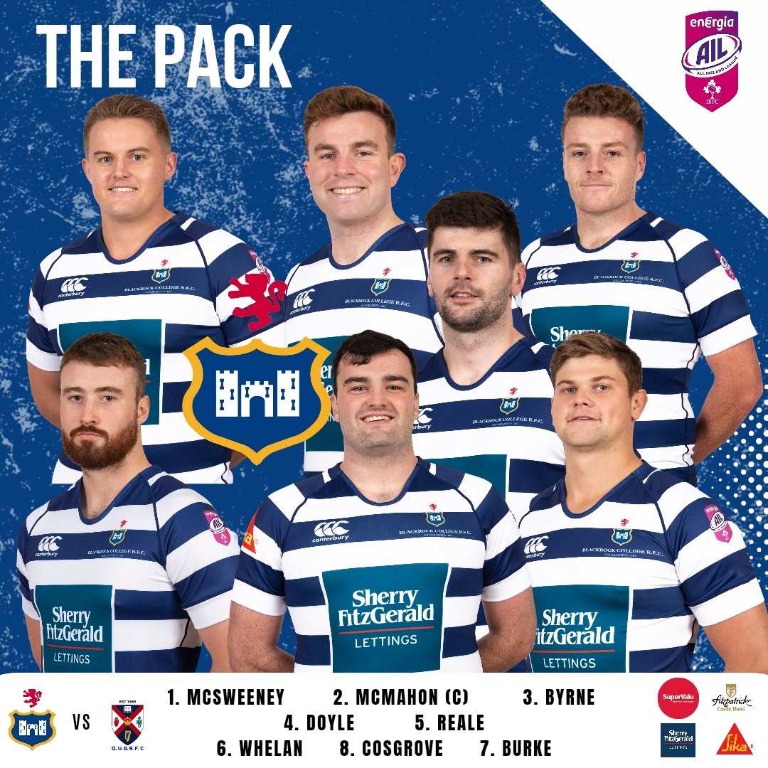 BCRFC's tweet photo. ππππ’ πππ¬π¨ ποΈ
Captained by @Liam_Mcmahon2 , here's our match day squad who take on @qubrfc tomorrow in Stradbrook.
Kick off at the usual time of 2.30pm so get down and show your support!
#RockRugby #EnergiaAIL #Division2A https://t.co/O4EUB2x2HW