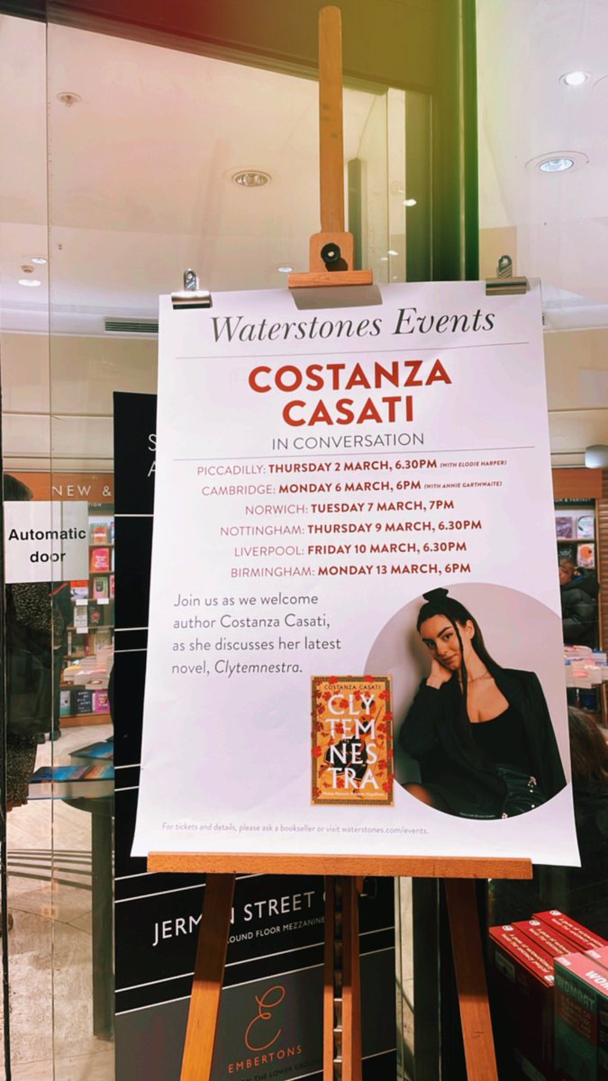 AnnaColivicchi's tweet image. yesterday my brilliant bestie @costanzacasati launched her debut novel @WaterstonesPicc in conversation with @ElodieITV 

what a privilege to be there for it ✨🏹📕@MichaelJBooks