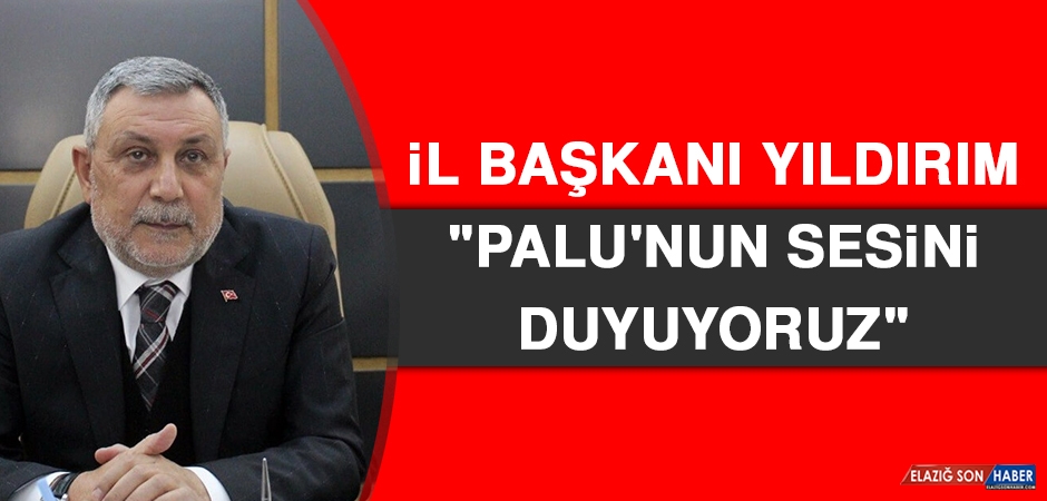İl Başkanı Yıldırım: Palu'nun Sesini Duyuyoruz

elazigsonhaber.com/gundem/il-bask…
<a href="/serefyildirim23/">Şerafettin Yıldırım</a>