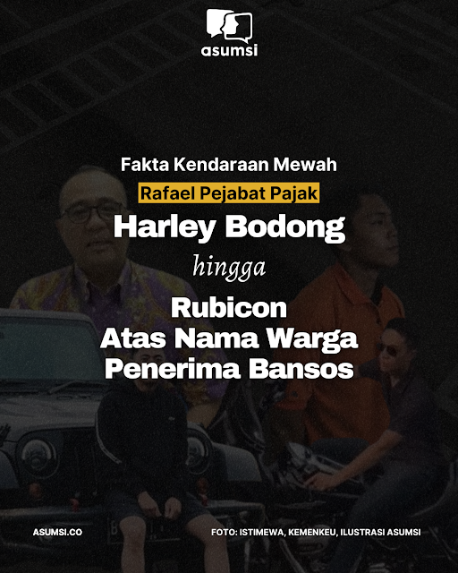 asumsico's tweet photo. Rafael Alun Trisambodo mengakui motor Harley Davidson yang digunakan anaknya, Mario Dandy, adalah bodong. Hal ini disampaikan Deputi Pencegahan KPK, Pahala Nainggolan. Pahala menyatakan bahwa motor tersebut tidak terdaftar di Samsat dan Rafael mengakuinya. https://t.co/DUZ0NmDn5w