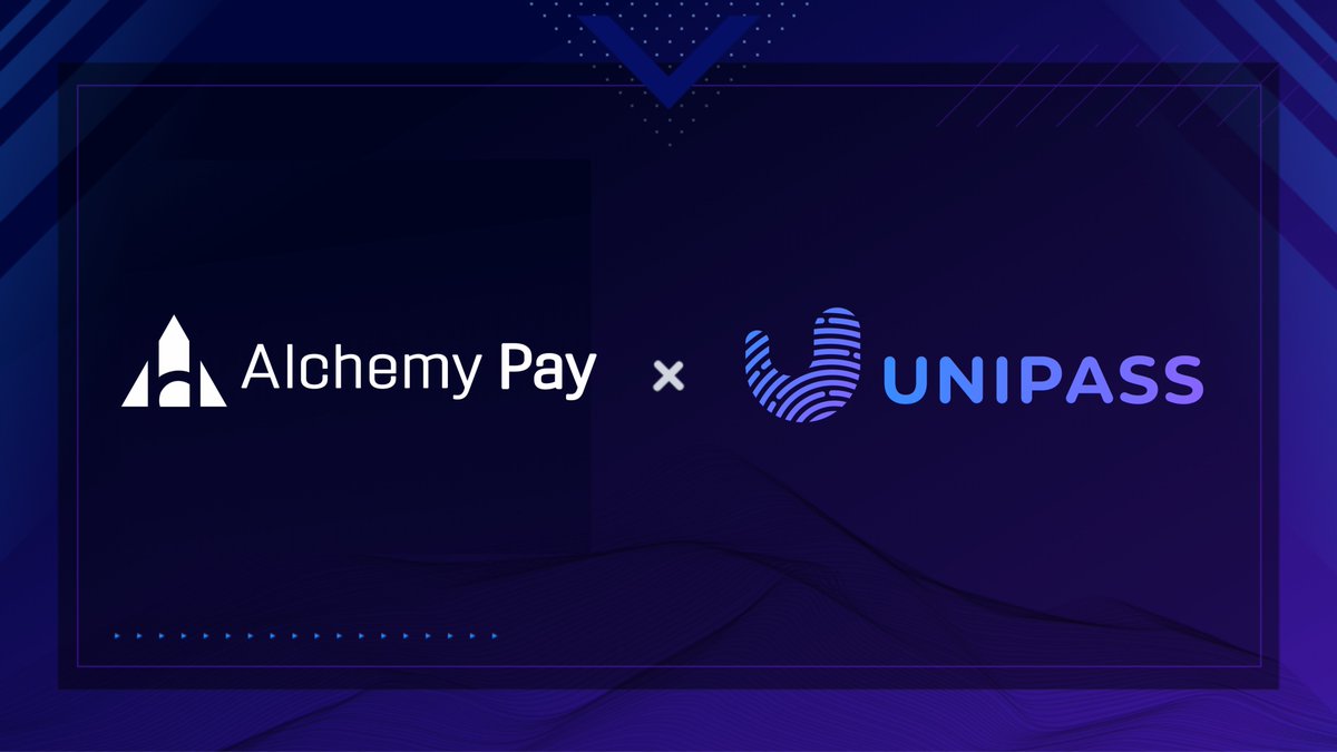 AlchemyPay's tweet photo. 🥳#AlchemyPay’s on and off ramp solutions are now available on @UniPassID  wallet, facilitating an easy, fast and secure crypto purchase experience via local fiat currencies.

Read more here👇
https://t.co/15qUmo2C0o

$ACH https://t.co/dm0vfA1sHY