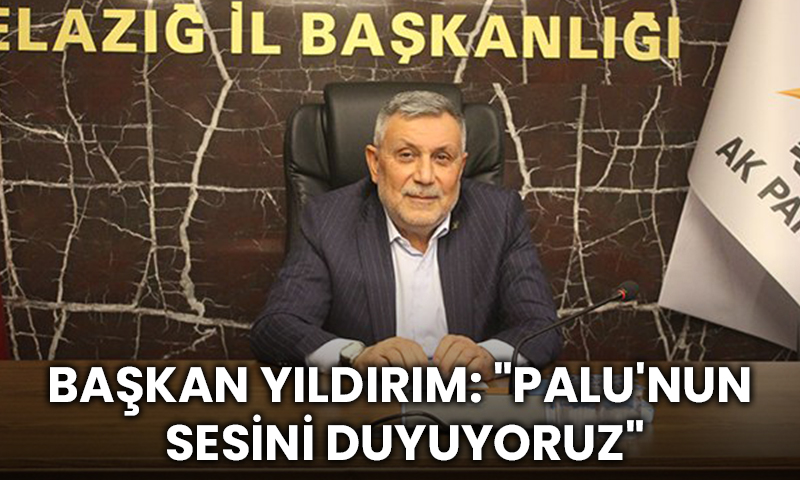 Başkan Yıldırım: "Palu'nun Sesini Duyuyoruz"
kanal23.com/haber/siyaset/…
#elazığ <a href="/serefyildirim23/">Şerafettin Yıldırım</a> @elazigakpartii