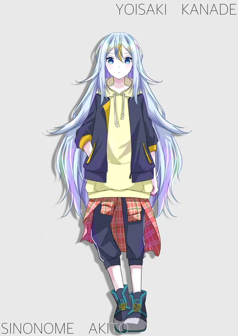 に色んな衣装を着せたい〜Vivid BAD SQUAD 東雲彰人〜 #prsk_FA  #イラスト  #宵崎奏 