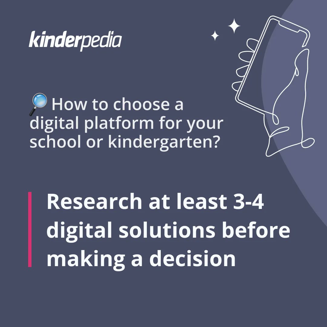 Here are some simple steps that can give you more clarity when choosing a digital platform for your educational centre:
kinderpedia.co/how-do-you-cho…

#schoolmanagement #education #classroomInnovation #edtech