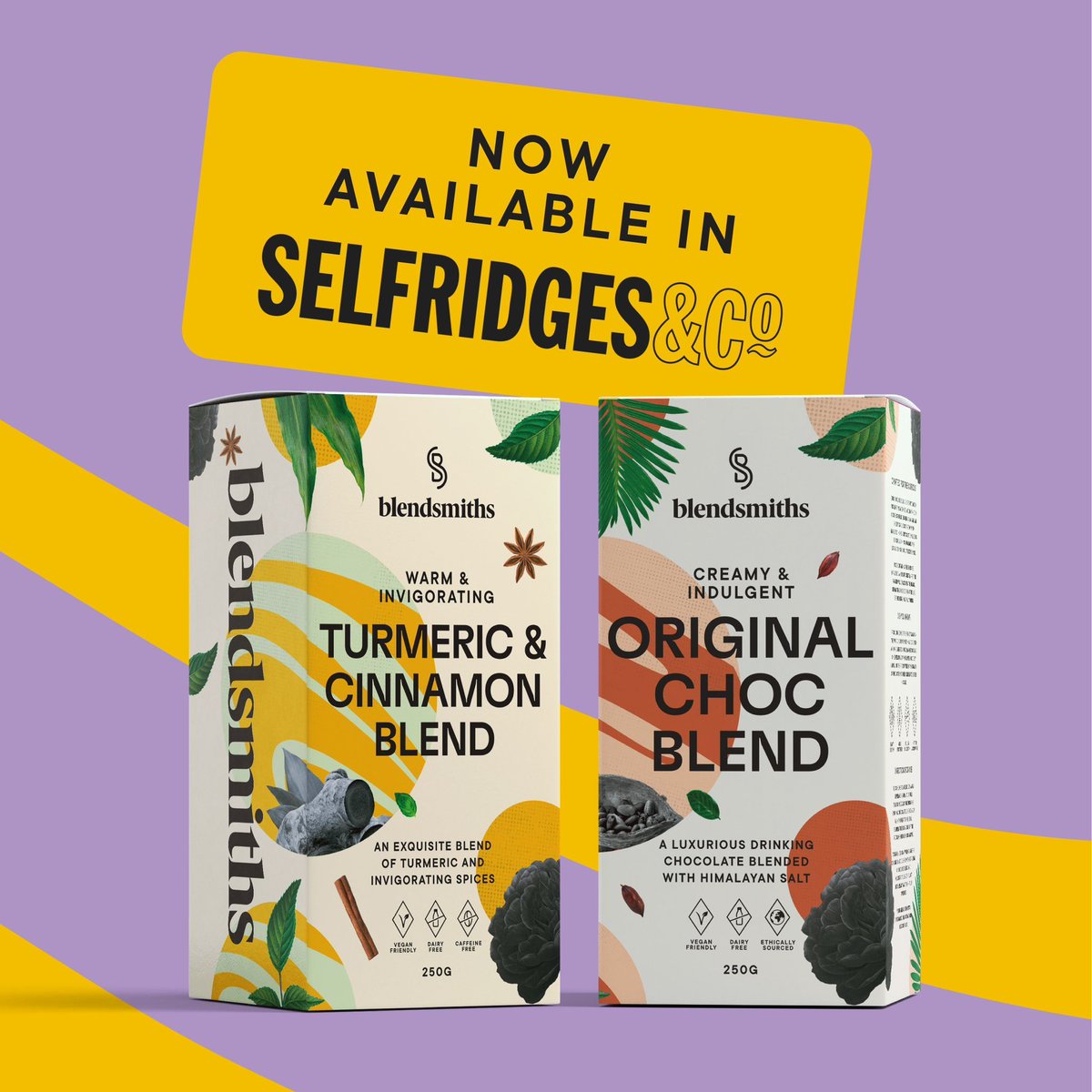 NOW IN BIRMINGHAM! 

We are proud to announce that our award winning  Blends are available in Selfridges in Birmingham and  London 🛍️

Remember, you can always get the full range on our website.

#blendsmiths #selfridges #retail #retailpacks #drinkblendsmithsathome #veganblends