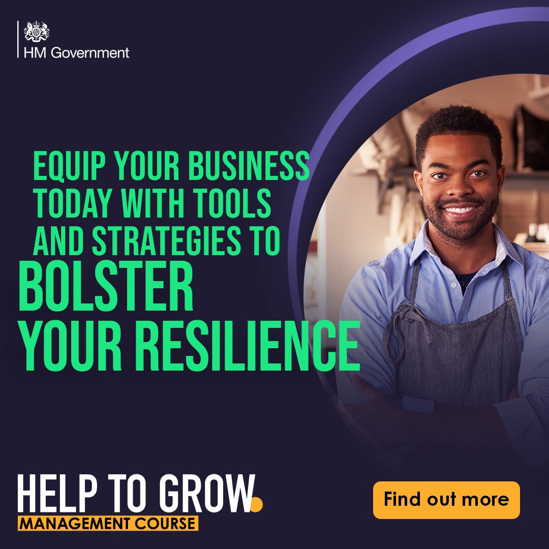Boost your business's performance, resilience, and long-term growth with #HelpToGrow management.📈

As 1 of 20 recognised University Enterprise Zones in the UK, <a href="/UniofHerts/">University of Hertfordshire</a> can help you take your business to the next level.

Find out more: ow.ly/1xwG50MIKLU