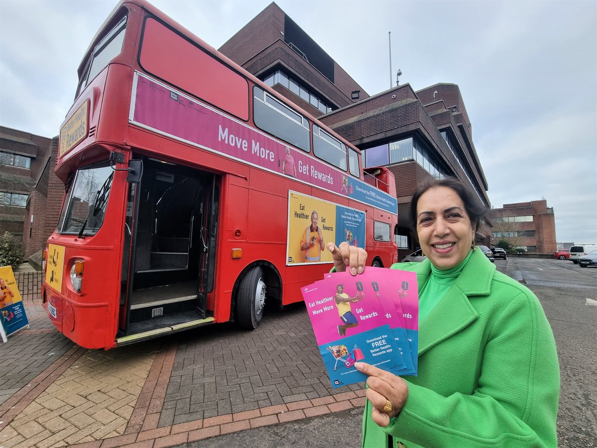 Want to find out more about <a href="/OHID/">Office for Health Improvement and Disparities</a> <a href="/DHSCgovuk/">Department of Health and Social Care</a> #BetterHealthRewards? Then catch up with the Better Health: Rewards Bus which will be at West Park today (Friday) and tomorrow (Saturday) from 8.30am-1pm. Full story 👉 orlo.uk/262AA