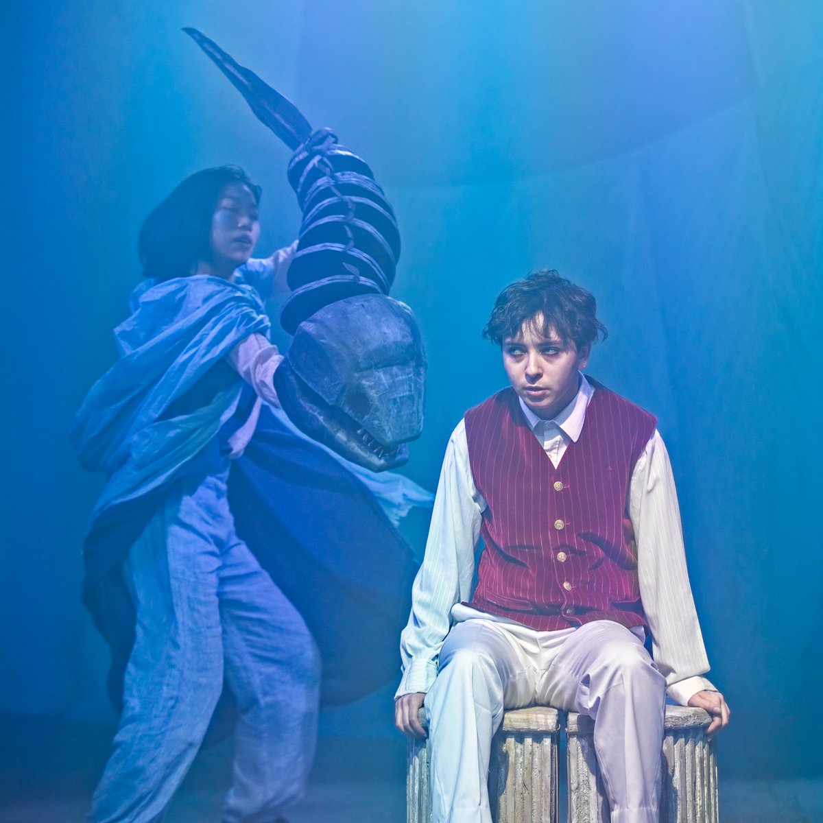 "A rich theatrical imagination"

Hanging out at #VAULTFestival this weekend? Only 3 more performances of Caligula and the Sea:
🌊 Sat 4 Mar at 8pm
⚡️ Sun 5 Mar at 2:30pm (relaxed)
🌈 Sun 5 Mar at 8pm

bit.ly/3DcO1Zt