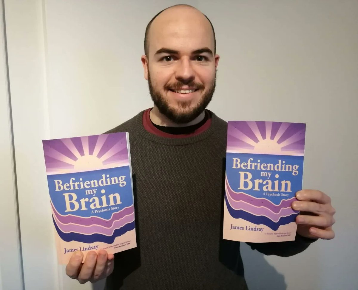 One of our staff has just had a book published 😀 James has written a memoir about his experiences with Psychosis & Schizoaffective disorder 💙 old.triggerhub.org/product/befrie… He hopes it will help a lot of people, please share if you know anyone who it might be interested 😊