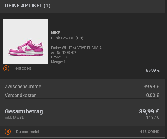 New success posted by: Sebapo