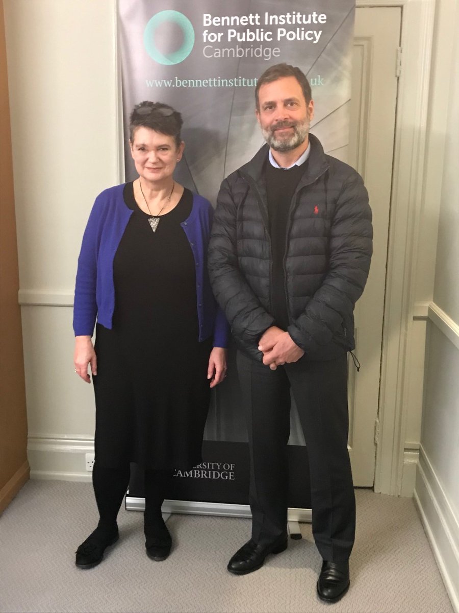 Bennett Institute for Public Policy (@bennettinst) on Twitter photo It was a pleasure to host MP <a href="/RahulGandhi/">Rahul Gandhi</a> of the Indian National Congress for a discussion on digital technology - exploring digital identity, data sovereignty & digital democracy - with leading academics from across <a href="/Cambridge_Uni/">Cambridge University</a> & beyond #India
<a href="/shrutikapila/">Shruti Kapila</a> <a href="/4digitaldignity/">Sahana Udupa</a> It was a pleasure to host MP <a href="/RahulGandhi/">Rahul Gandhi</a> of the Indian National Congress for a discussion on digital technology - exploring digital identity, data sovereignty & digital democracy - with leading academics from across <a href="/Cambridge_Uni/">Cambridge University</a> & beyond #India
<a href="/shrutikapila/">Shruti Kapila</a> <a href="/4digitaldignity/">Sahana Udupa</a>