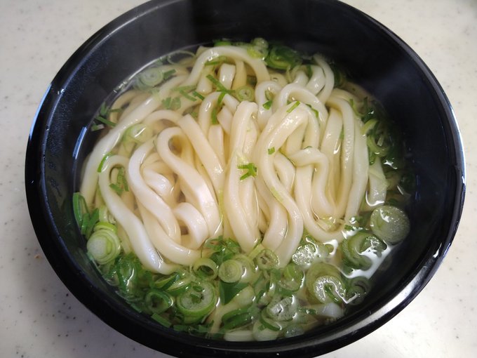冷凍素うどん(゜д゜)ウマー 