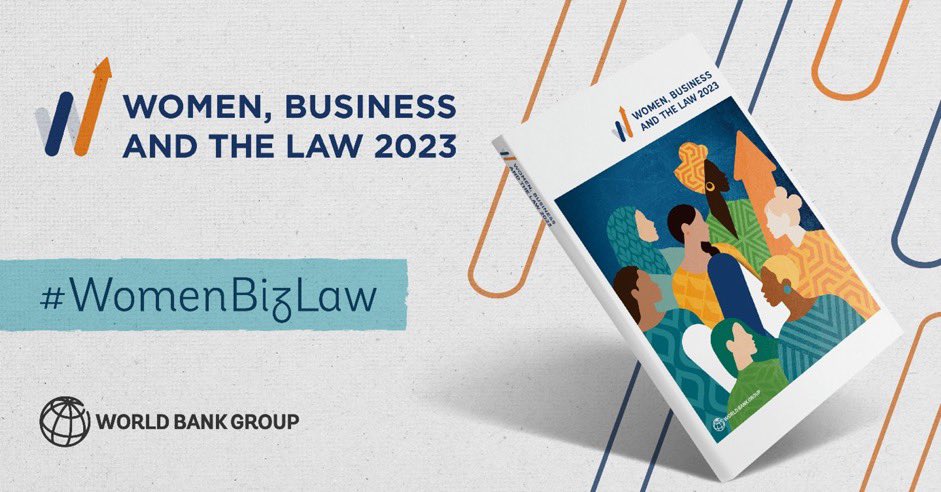 The <a href="/WorldBank/">WorldBank</a> Women, Business &amp; the Law 2023 report is out! It assesses 190 countries’ laws &amp; regulations in 8 areas related to women’s economic participation.  

Shocking that only in 14 countries of the world exists legal parity!
#genderequality 👇

wrld.bg/UggM50N729X