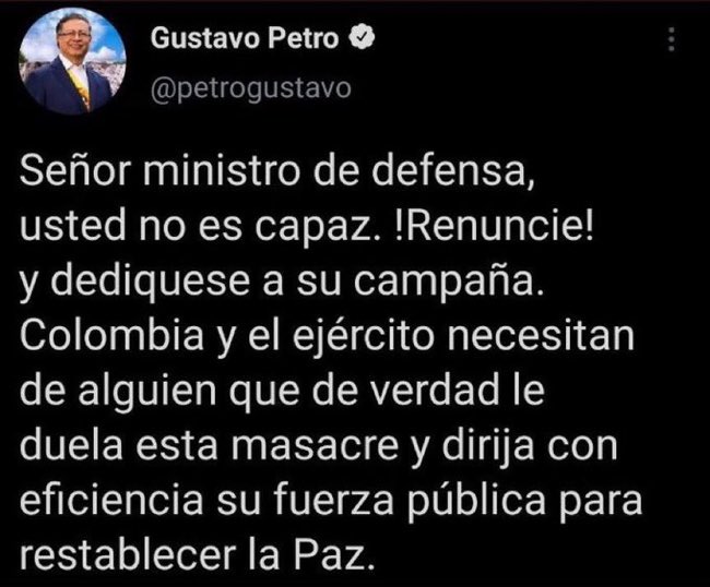 lufeguga's tweet photo. @Ivan_Velasquez_ Que por favor renuncie que le quedó grande 🫡 https://t.co/YseiJnv8Dt