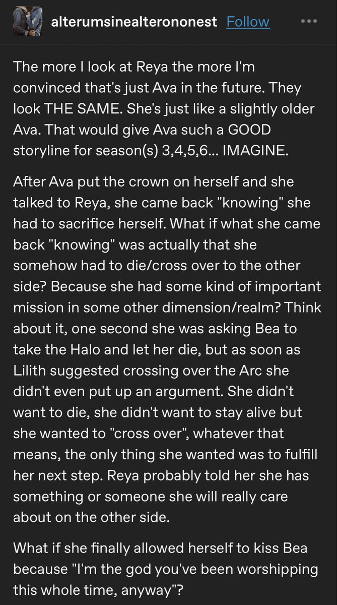 cathoderay420's tweet photo. I’m not entirely sold on this theory but the last paragraph hit HARD and I can’t bare this pain alone so here you go 

BAMBOLA HIMNO AVATRICE #SaveWarriorNun #WarriorNun #WarriorNunBloopers https://t.co/T8dQKB1shc