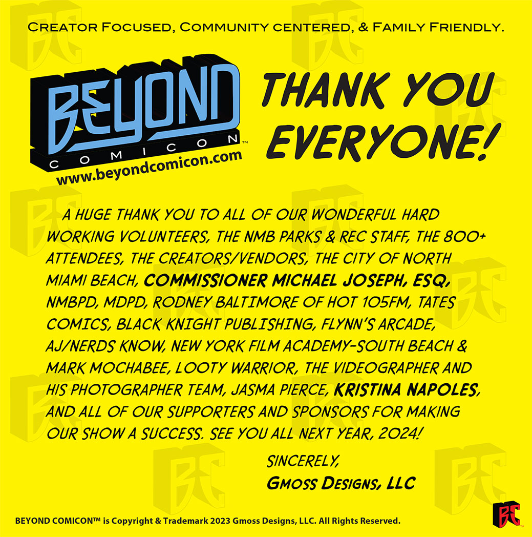 BEYONDCOMICON tweet media