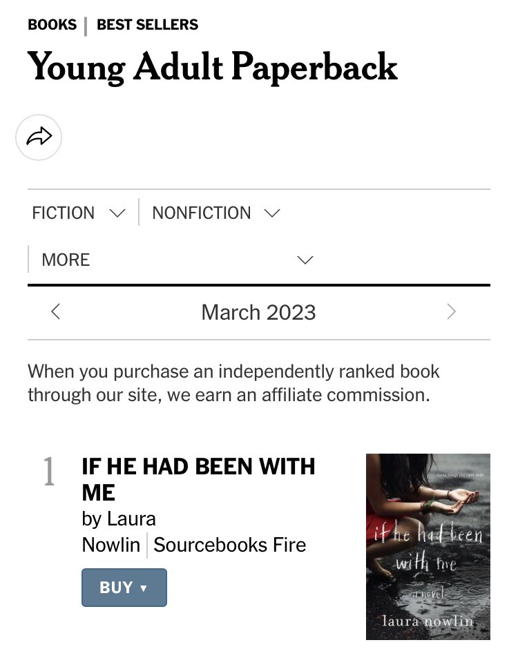 When a book you acquired in 2012 is now a #1 NYT bestseller. 🤯 Big congrats to <a href="/SourcebooksFire/">Sourcebooksfire</a>