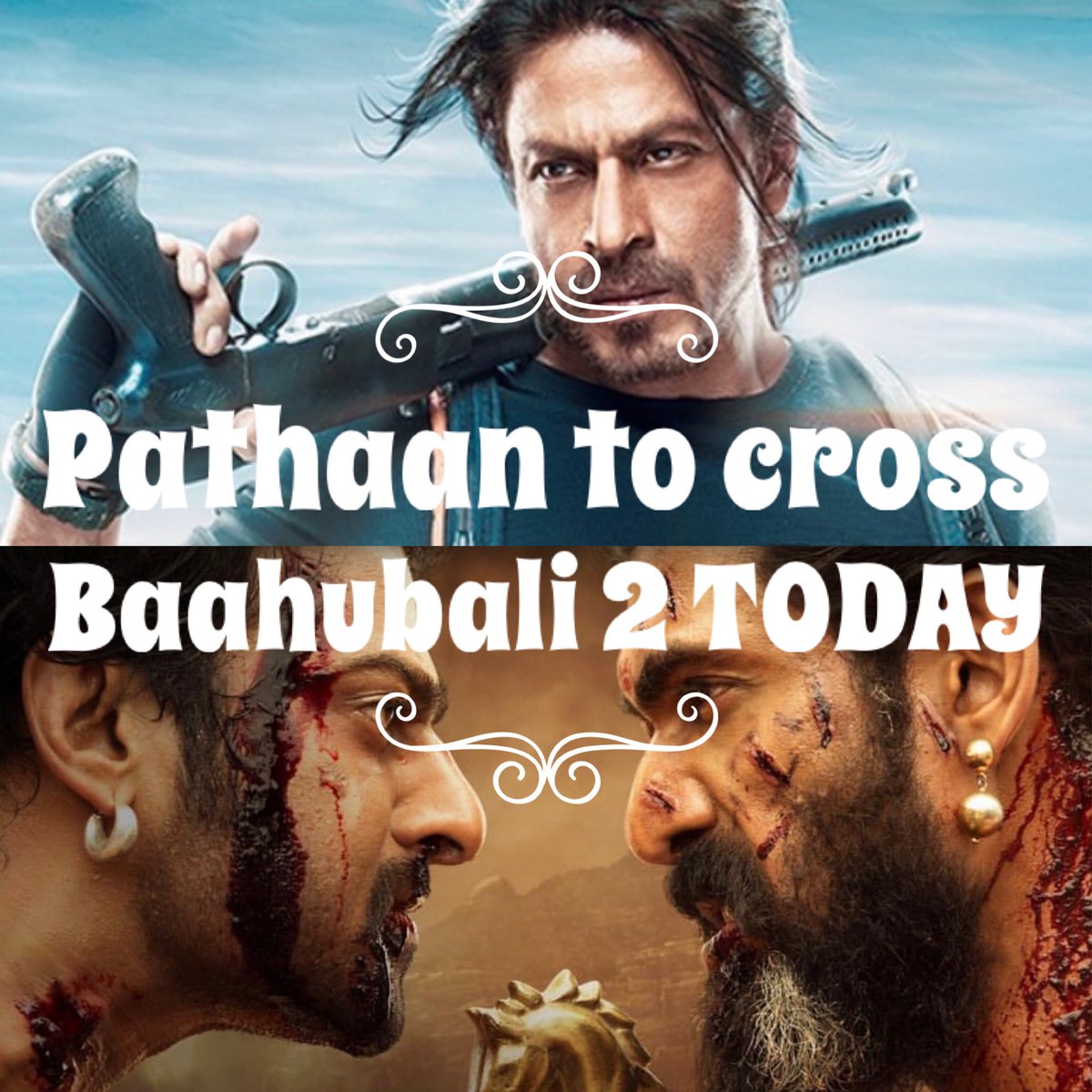 Tutejajoginder's tweet image. HISTORY is being created 💫💫💫

#Pathaan is crossing #BaahubaliTheConclusion TODAY in the stand-alone Hindi version as well.

#ShahRukhKhan #JohnAbraham #DeepikaPadukone starrer by #SiddharthAnand #AdityaChopra #YRF is now the BIGGEST ever ⚡️⚡️⚡️⚡️
