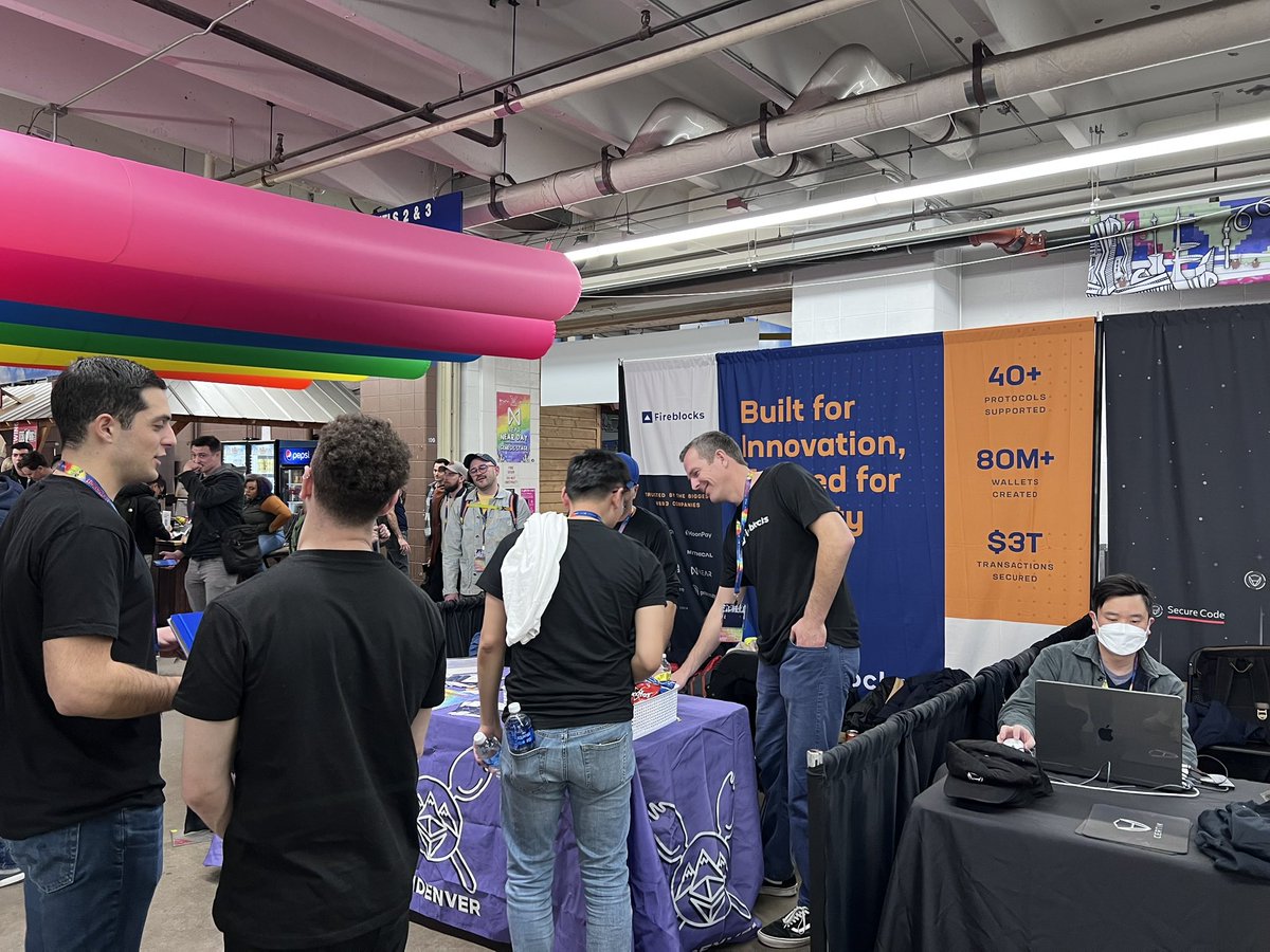 Another great day here at #ETHDenver2023. Great to connect with partners and create new connection. Great vibe! <a href="/NEARProtocol/">NEAR Protocol</a> <a href="/FireblocksHQ/">Fireblocks</a> <a href="/EthereumDenver/">ETHDenver 🏔🦬🦄</a> #Web3 #Denver