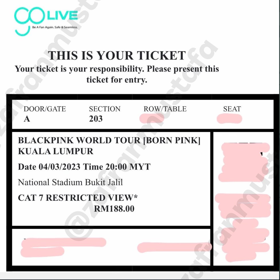 zafranmustafa's tweet photo. BLACKPINK 2023 Concert free ticket giveaway!
(CAT 7 - National Stadium, Bukit Jalil)

1.  Follow me.
2. RT &amp; Like my pinned tweet.
3. Quote this link with your best reason. - https://t.co/7b6aZoc7GB

The winner will be announced tmr at 9.00AM! 

#BORNPINKinMY 
#BORNPINKinKL https://t.co/XGJMeHBM6e
