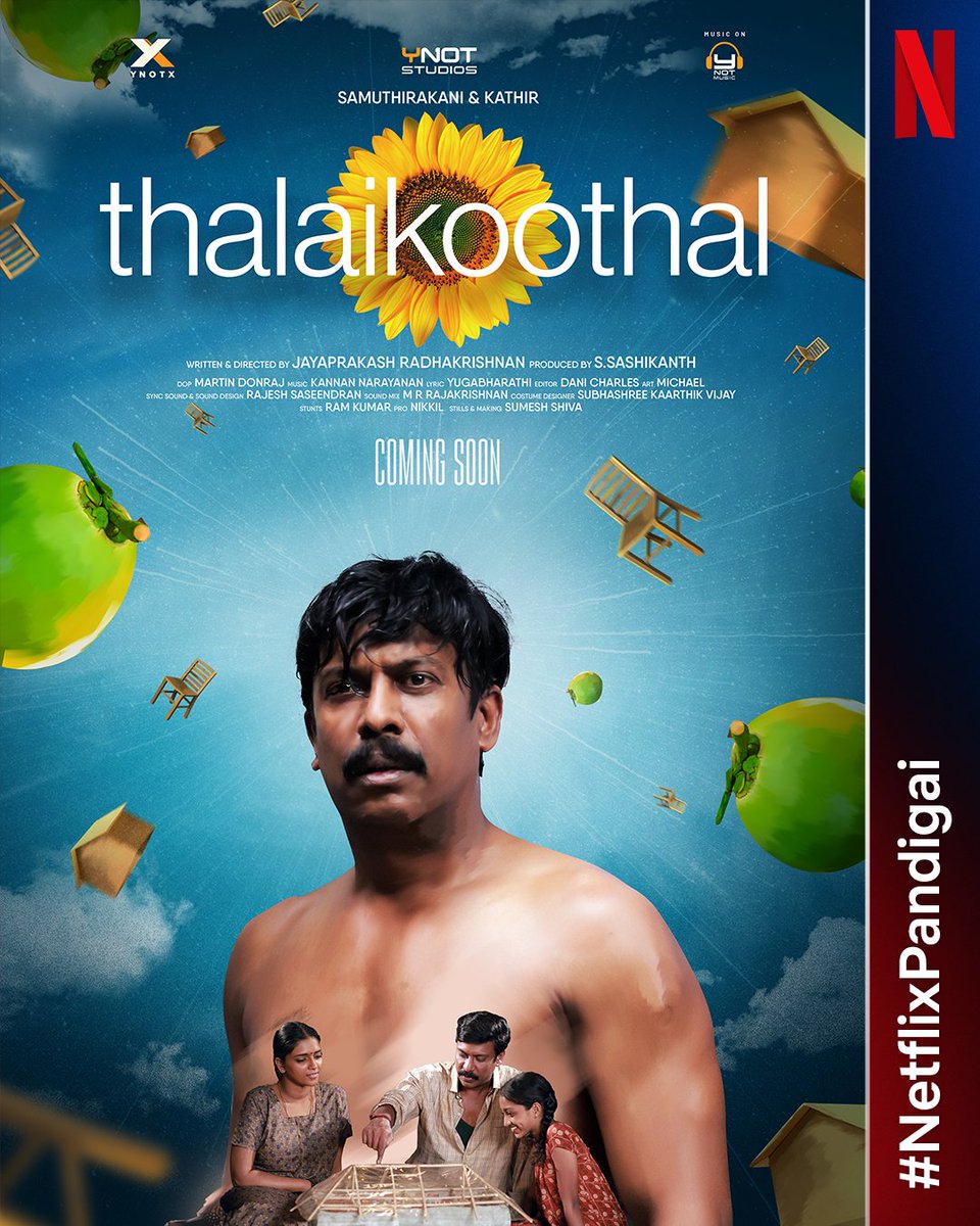CinemaRare (@cinemararein) on Twitter photo Tamil film #Thalaikoothal (2023) by <a href="/JPtheactor/">Jayaprakash R</a>, ft. <a href="/thondankani/">P.samuthirakani</a> <a href="/am_kathir/">Kathir</a> <a href="/ivasuuu/">Vasundhara</a> #KathaNandi & #Kalaiselvan, now streaming on <a href="/NetflixIndia/">Netflix India</a>.
<a href="/sash041075/">Sash</a> <a href="/chakdyn/">Chakravarthy Ramachandra</a> <a href="/martindonraj/">martindon</a> <a href="/danivcharles/">Dani Charles</a> <a href="/subhaskaar/">Subhashree Kaarthik Vijay</a> <a href="/RajeshSaseendr1/">Rajesh Saseendran</a> @studiosynot <a href="/ynotxworld/">YNOTX</a> <a href="/music_ynot/">YNOT Music</a> <a href="/Netflix_INSouth/">Netflix India South</a> Tamil film #Thalaikoothal (2023) by <a href="/JPtheactor/">Jayaprakash R</a>, ft. <a href="/thondankani/">P.samuthirakani</a> <a href="/am_kathir/">Kathir</a> <a href="/ivasuuu/">Vasundhara</a> #KathaNandi & #Kalaiselvan, now streaming on <a href="/NetflixIndia/">Netflix India</a>.
<a href="/sash041075/">Sash</a> <a href="/chakdyn/">Chakravarthy Ramachandra</a> <a href="/martindonraj/">martindon</a> <a href="/danivcharles/">Dani Charles</a> <a href="/subhaskaar/">Subhashree Kaarthik Vijay</a> <a href="/RajeshSaseendr1/">Rajesh Saseendran</a> @studiosynot <a href="/ynotxworld/">YNOTX</a> <a href="/music_ynot/">YNOT Music</a> <a href="/Netflix_INSouth/">Netflix India South</a>