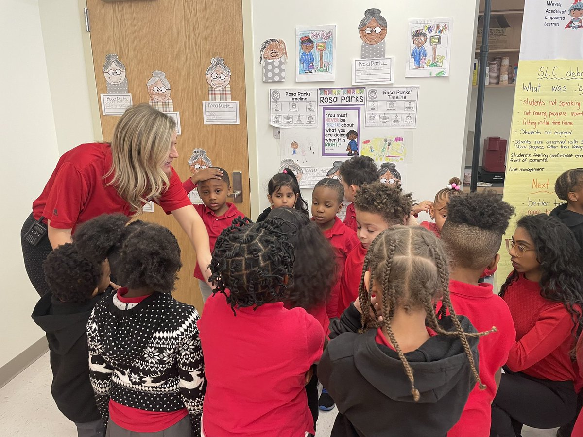 JMEvanouskas's tweet photo. The Kindergarteners at #WAELs took pride in their hard work during #BlackHistoryMonth. The classes presented their projects to each other, asked questions and gave compliments as they went along. This is just the start of so much more learning to come! @kolayokunjr https://t.co/SIwp8A2Evs
