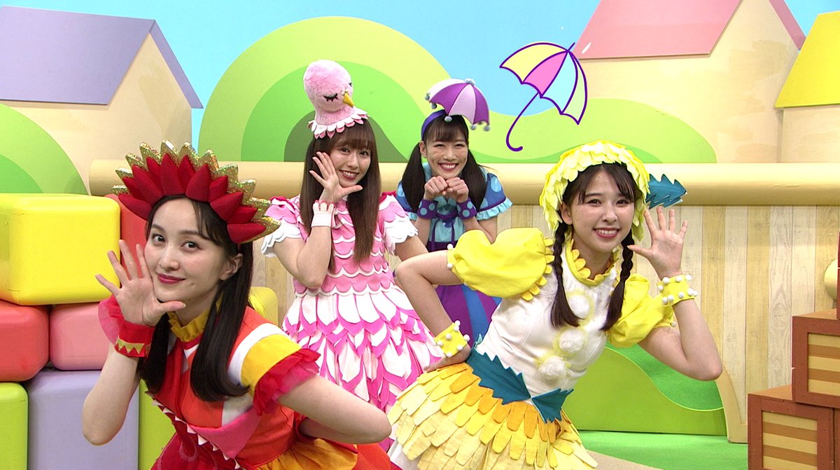 🌈おしらせ🌈 #ももくろちゃんZ の知育バラエティ番組『とびだせ