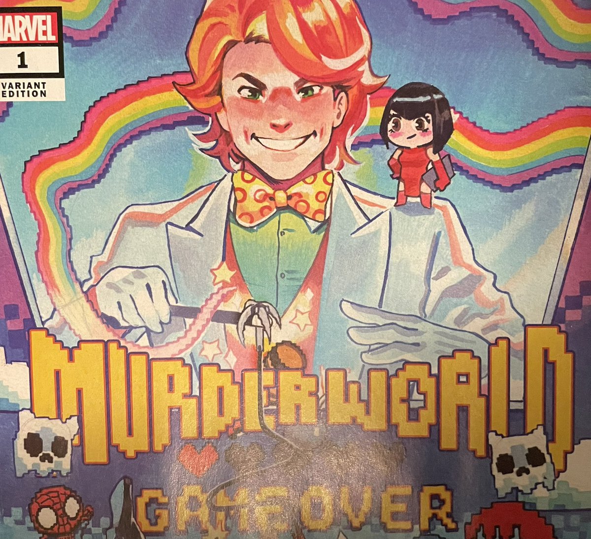 AloneMarried's tweet photo. I need more Arcade and #MurderWorld in my life. With this series ending my quest for back issues begins. https://t.co/UIRwqdzPn7