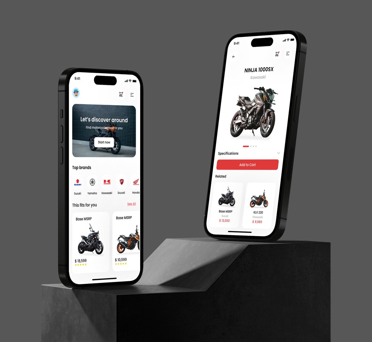 An E-commerce application for purchase of motorcycle… #ui #uidesign #productdesign #UIUXDesigner #uiuxdesign #uiux #techtwitter #UIUXCAMP
