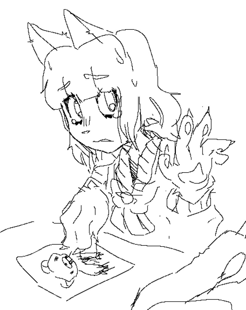 mostspecialgirl's tweet photo. kit doodle https://t.co/dqm26BsUDo