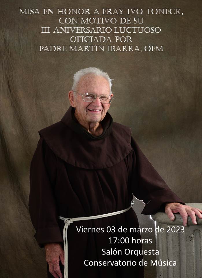 monymarfelix's tweet photo. 3 años de sú partida Fray Ivo Toneck nuestro querido y recordado  Fray 
Gracias infinitas 🙌 https://t.co/uj3M3jlKcY