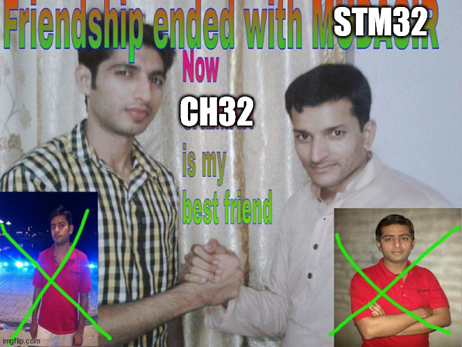 I'm really amazed with the dev experience on the #CH32V003 and #CH32V307 I'm currently playing around with
Learning based on (complex) examples works much better for my brain compared to studying pages upon pages of app notes
Thx <a href="/patrick_riscv/">Patrick Yang</a> for simply publishing on GitHub too