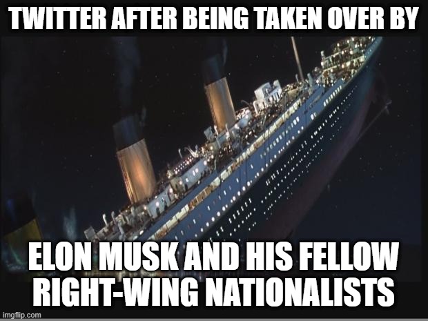 AltLeloge's tweet image. For anyone who supports Elon Musk - In supporting the very Right-Wing Nut Job who's turning Twitter into a Conservative Hellpit, you too are admitting that you're a Conservative Nutcase who supports his evil agenda. You're almost just as bad as he is.
#ElonIsDestroyingTwitter